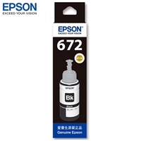 EPSON爱普生墨水 T672 BK(黑)