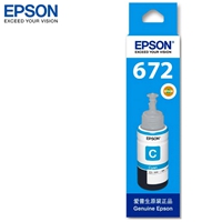 EPSON爱普生墨水 T672 C(蓝)