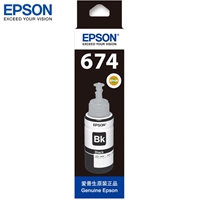 EPSON爱普生墨水 T674 BK(黑)